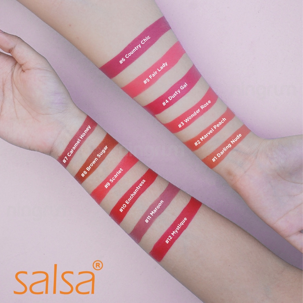 Ningrum - SALSA Matte Lipstick - 5424