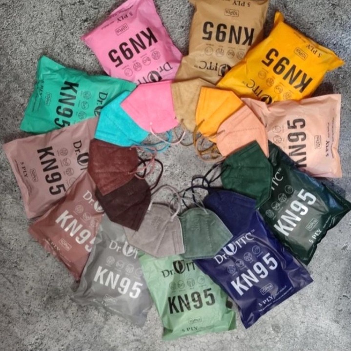 GROSIR Masker KN95 5 ply Kemenkes Original Masker KN95 Warna Warni