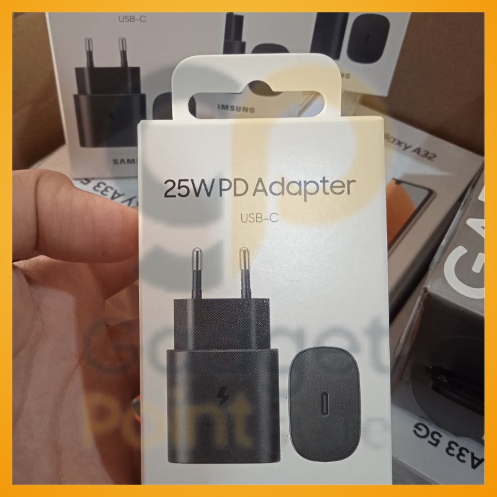 Samsung Power Delivery Adaptor 25 Watt Charger Samsung 25 Watt Type C Samsung PD 25W Travel Adaptor - Original Bergaransi Resmi