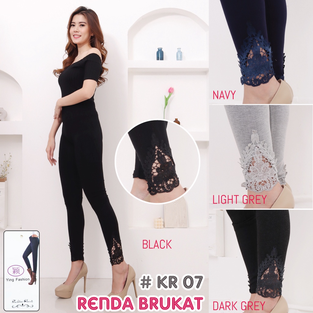 Legging Renda Brukat Fashion Wanita * KR07 * / legging fashion wanita / legging RENDA KAKI