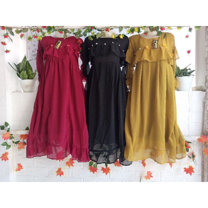 GAMIS PESTA ANAK MEWAH. GAMIS ANAK TERBARU. Pakaian anak pesta. Gamis anak Tanggung. GAMIS ANAK MURA