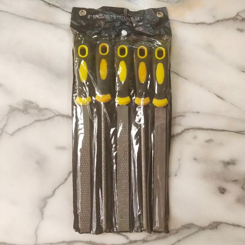 

Kikir 8" 5pcs/Set Steel File Set