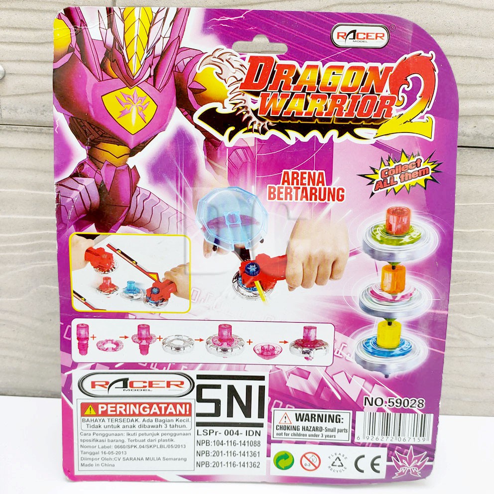 GASING TARUNG EVOLUSI DRAGON WARRIOR GANGSING TARIK BEYBLADE