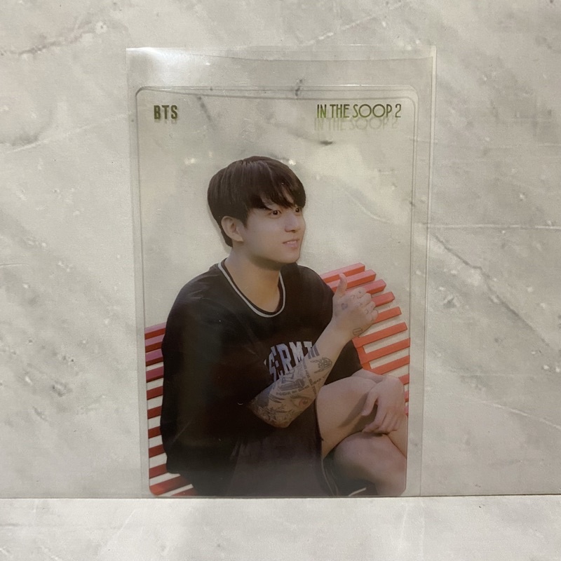 BTS in the soop 2 its 2 its2 clear photocard size mini photocard mpc jk jungkook | dalmajung sys lys