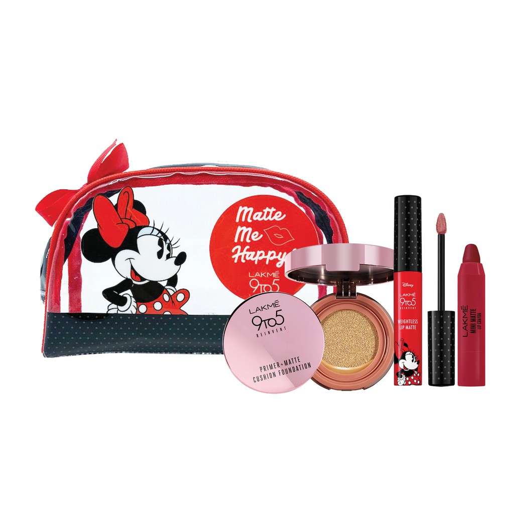 Jual [Free Pouch] Lakme Make Up Set Disney Minnie Mouse Special Kit 3 Shopee Indonesia