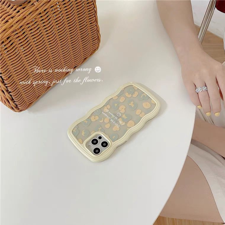 [TPC] Phone Case YELLOW LEOPARD PHONE X XS MAX XR 11 12 13 PRO MAX Yellow Leopard Casing Lucu Korean IP039