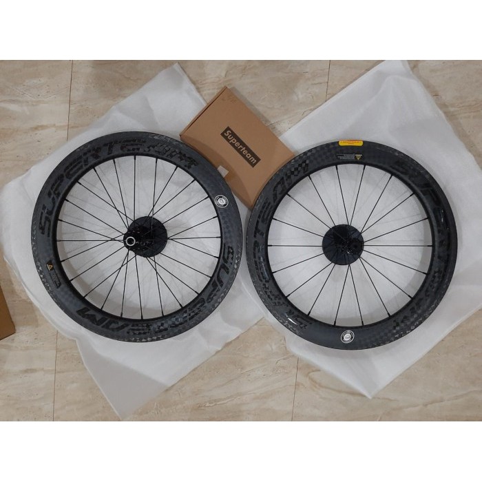 Superteam Carbon Clincher Wheelset 22 inch SELI Sepeda Lipat Rim Brake