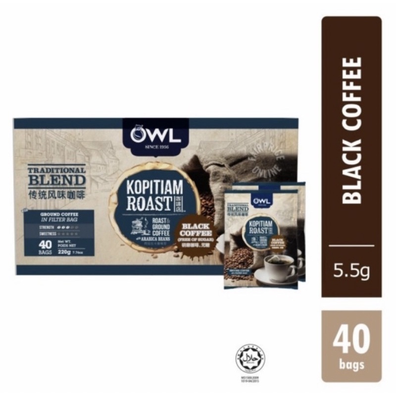 

Owl Traditional Blend Coffee Bags