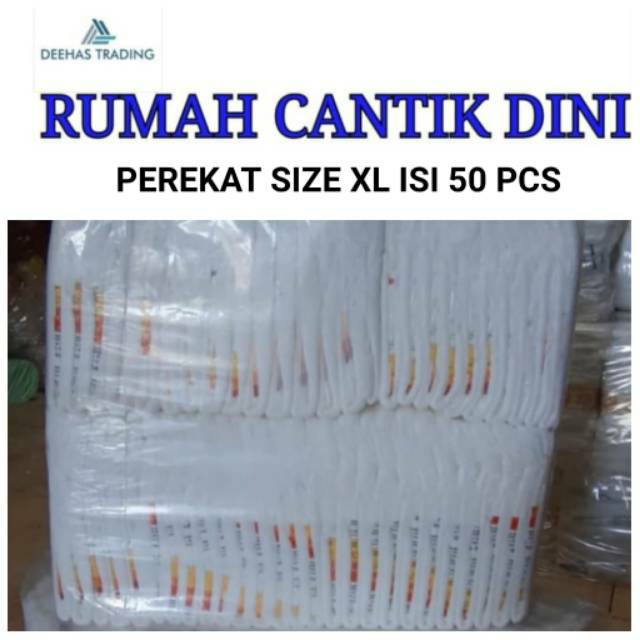 PAKET POPOK PEREKAT DEWASA SIZE XL ISI 50 PCS