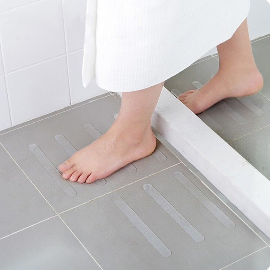 Stiker Anti Slip Licin Lantai Kamar Mandi Toilet Tangga Set Isi 6 pcs