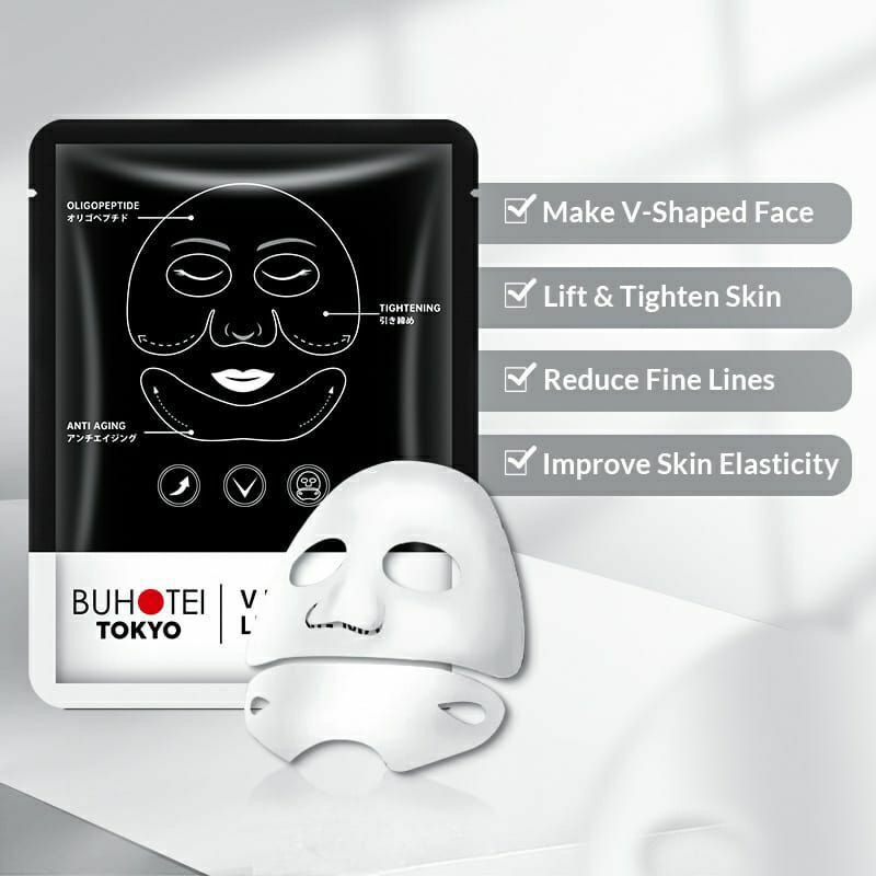 [𝗕𝗣𝗢𝗠] BUHOTEI V FACE LIFTING MASK ANTI WRINKLES MASKER WAJAH 40 GR 𝗣𝗘𝗥 𝗣𝗖𝗦