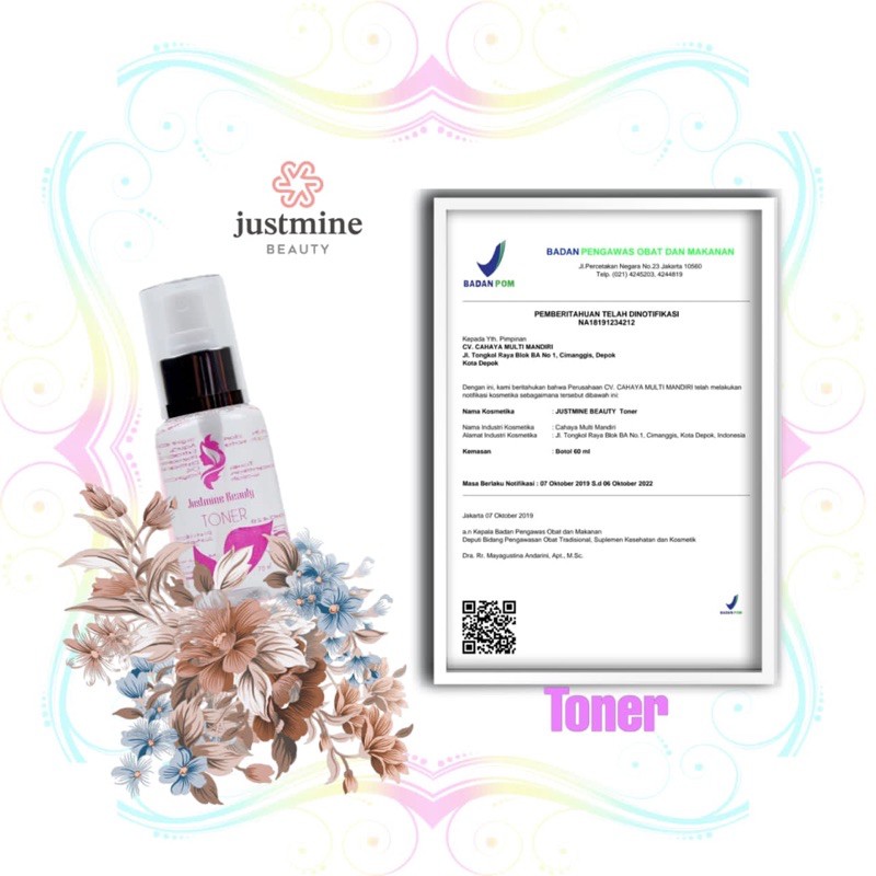 toner justmine / justmine ecer toner / toner ecer justmine