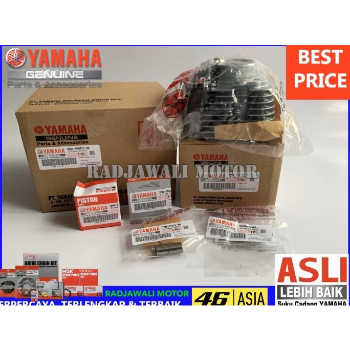 BLOK SEHER PISTON KIT MIO M3 , MIO Z , FREEGO ASLI ORIGINAL YAMAHA
