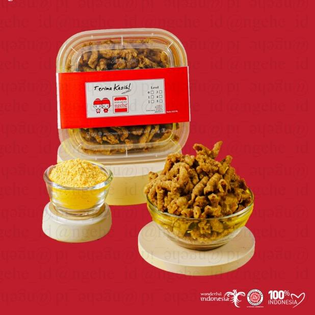 

Kirim Langsung ♜ Makaroni Ngehe Usus Goreng Kemasan Toples Small''