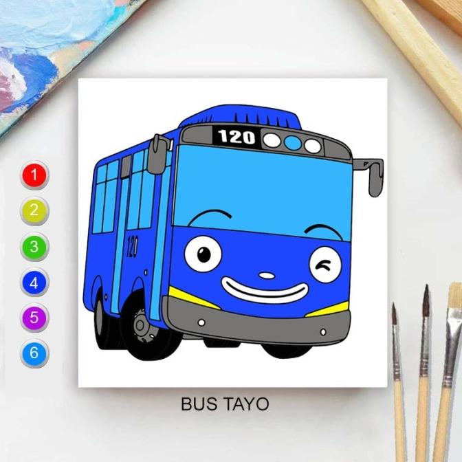 

TERMURAH Paint By Number TAYO Peralatan Belajar Melukis Anak untk Hampers Ultah/CAT AKRILIK SET/CAT AKRILIK SET 24 WARNA/CAT AKRILIK PASTEL/CAT AIR/CAT AIR LUKIS SET/CAT AIR GIOTTO/KUAS LUKIS 1 SET/KUAS LUKIS KECIL/KUAS LUKIS LENGKAP/KANVAS LUKIS/KANVAS
