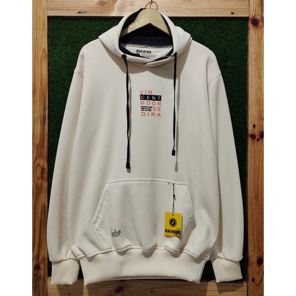 Sweater Hoodie Pria/Wanita TERLARIS Mr.Dee Original Premium Distro[BISA COD] WARNA CREAM SWITER COWO