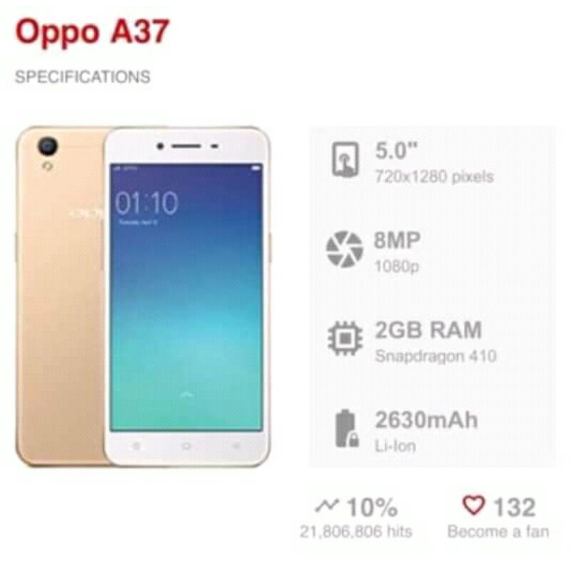 HP OPPO A37F NORMAL SEKEN