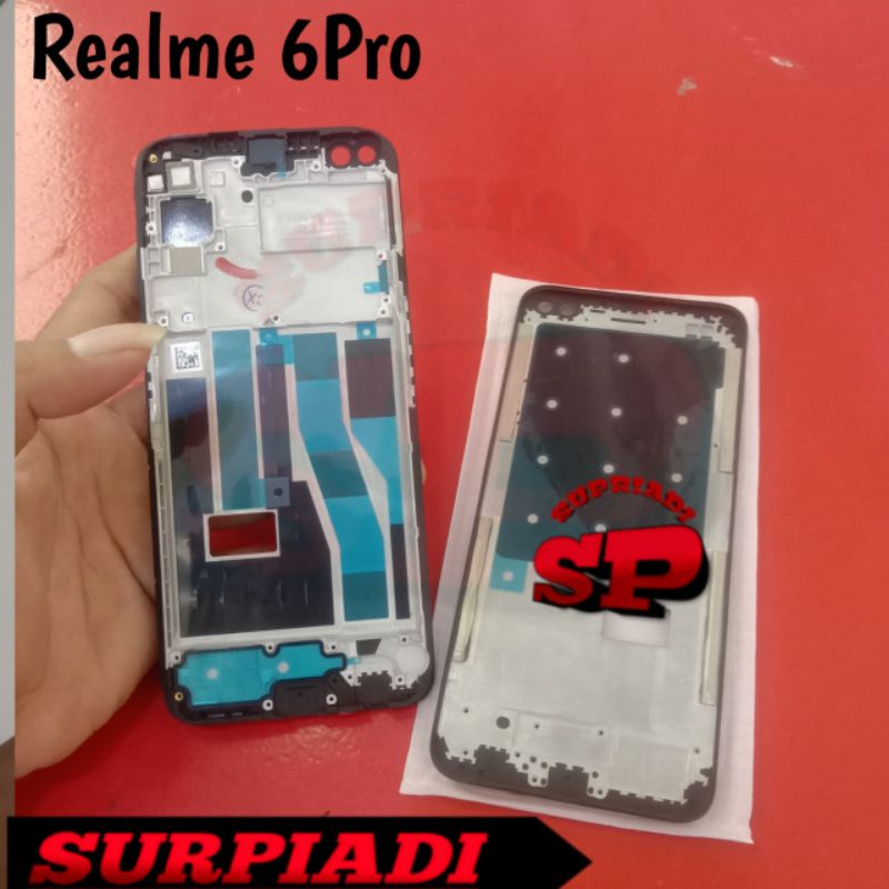 Frame Lcd Tatakan Lcd Tulang Lcd Realme 6 Pro Realme 6Pro Ori New