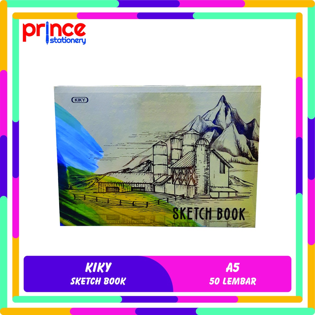 

KIKY SKETCH BOOK A5 50 ISI LEMBAR / BUKU SKETSA KIKY UKURAN A5