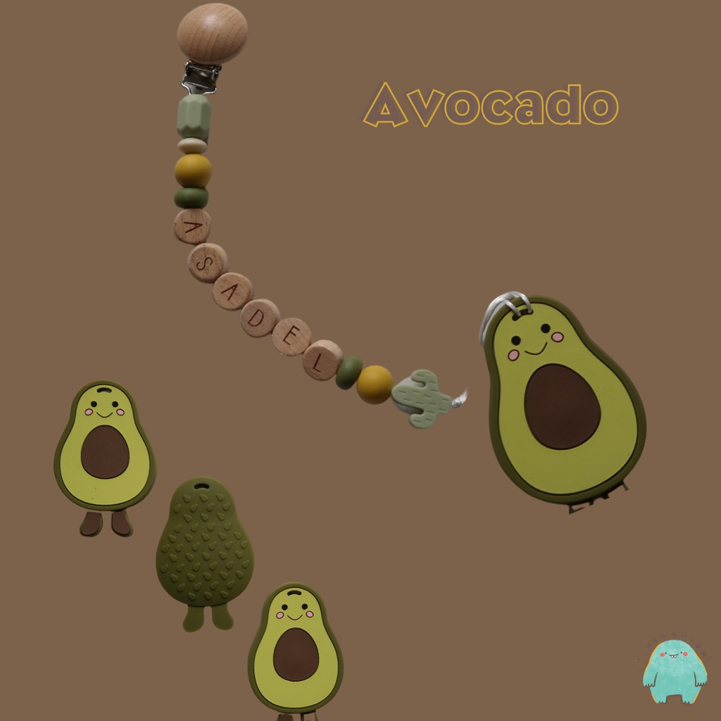 TEETHER GIGITAN BAYI - MAINAN GIGITAN BAYI - AVOCADO - ALPUKAT