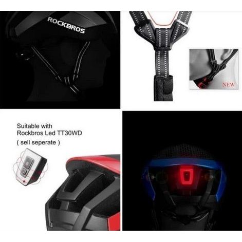 HELM SEPEDA ROCKBROS TT30 - HITAM