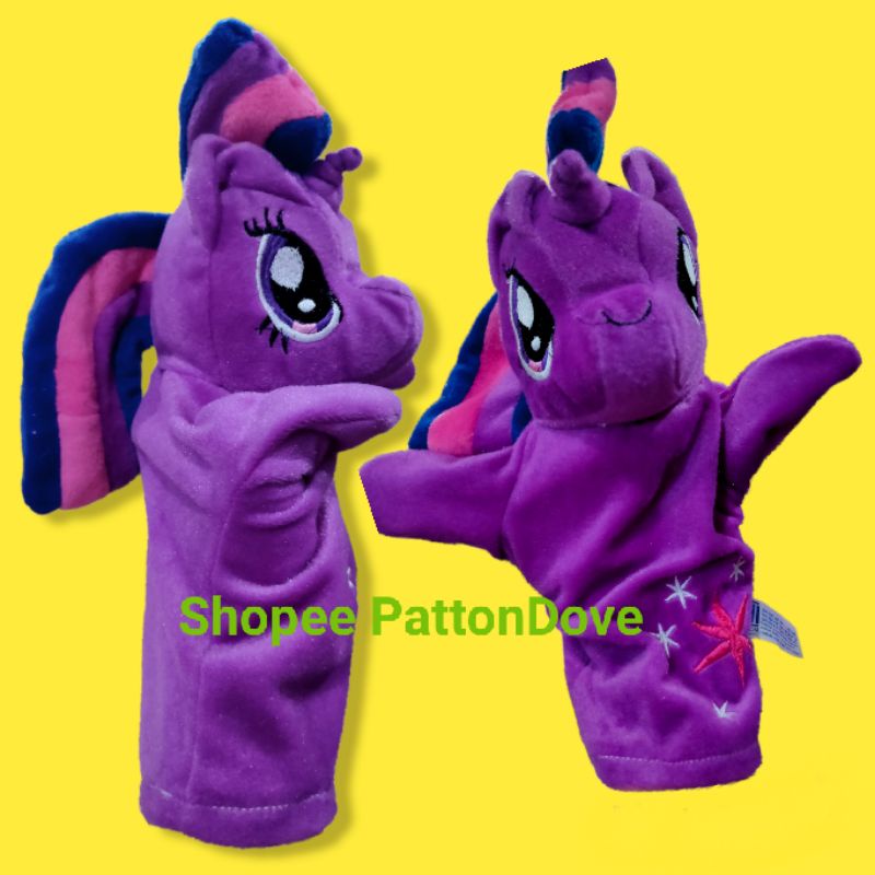 UNICORN APPLEJACK BONEKA TANGAN PREMIUM BONEKA MY LITTLE PONY HAND PUPPET ANIMAL BINATANG HEWAN KARAKTER BONEKA DONGENG BAHAN BAGUS.