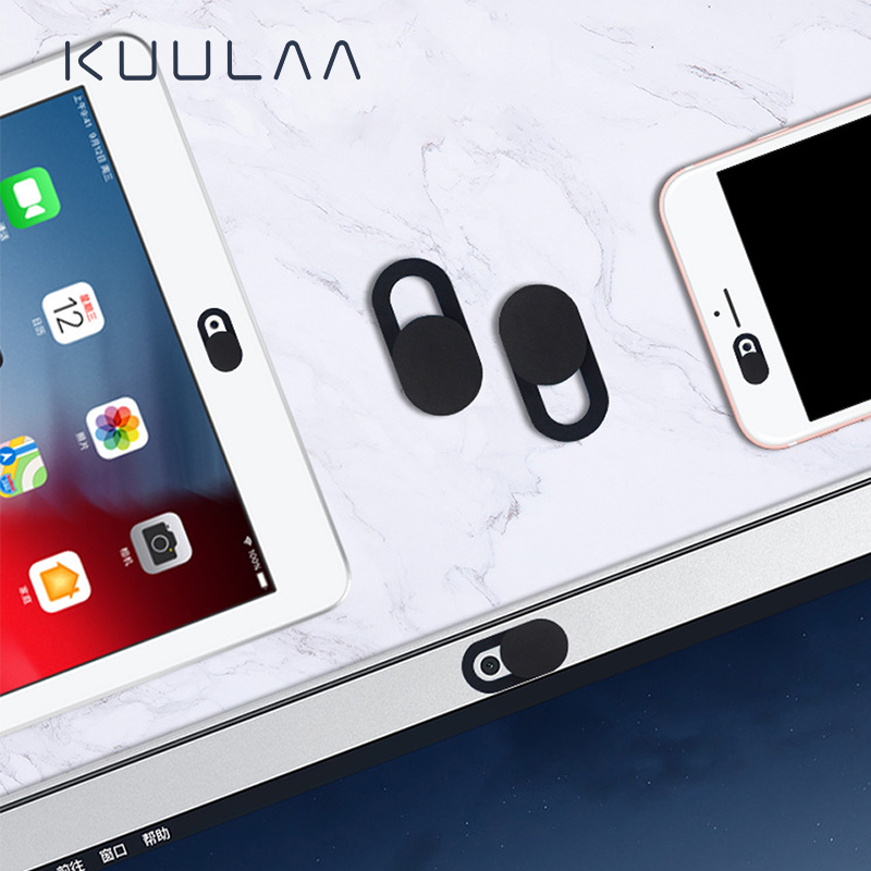 

KUULAA Mobile Phone Privacy Sticker WebCam Cover Shutter Magnet Slider Plastic For IPhone Web Laptop PC For IPad Tablet Camera