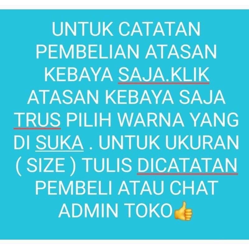 Cod/real pict stelan tunik padang/tunik modern/kebaya pesta/kebaya kondangan/kebaya wisuda-atasan saja