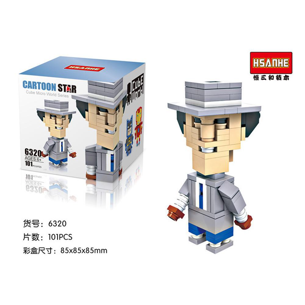 BRICKS NANO BLOCKS HSANHE CUBE 6320 INSPECTOR GADGET.