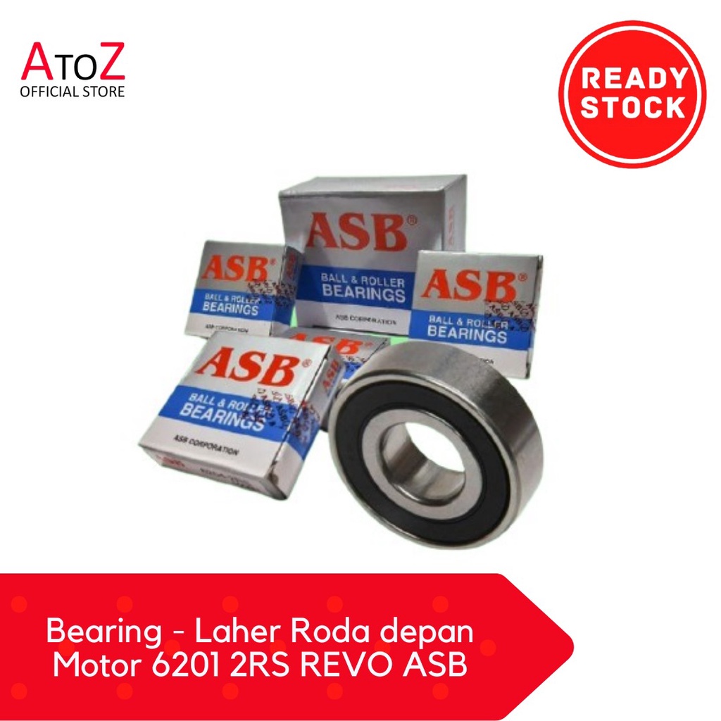 Jual Bearing - Laher Roda Depan Motor 6201 2RS REVO - BEAT CAR- SCOOPY ...