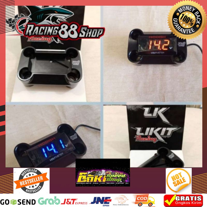 MURAH Cover raiser stang + dudukan voltmeter pcx150 vixion rxk xabre