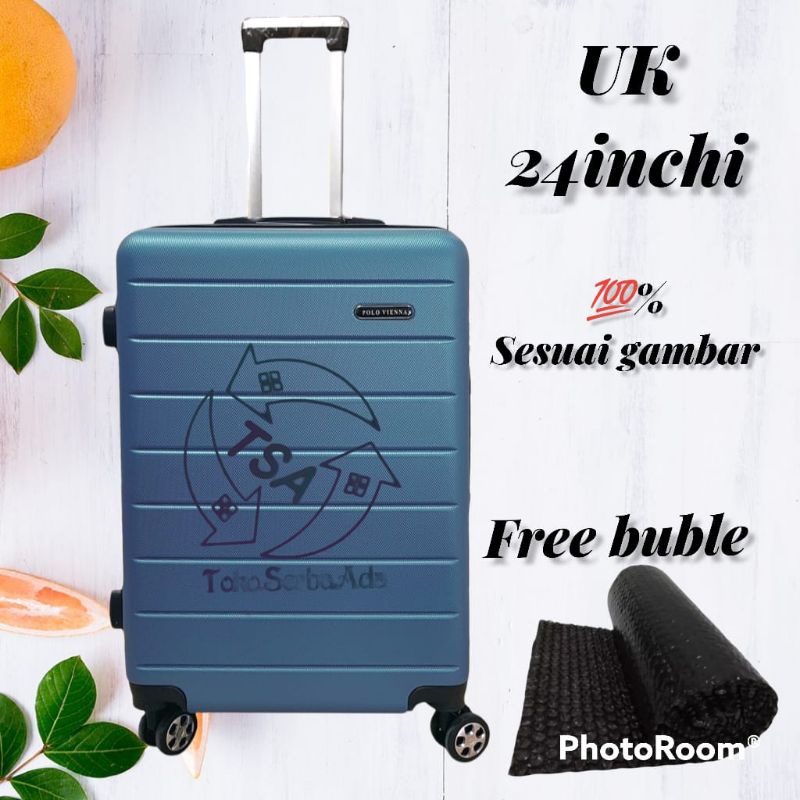 11.11 big sale koper 24 inchi polo Vienna koper murah, koper 24 inchi terlaris, bahan dari fiber ABS