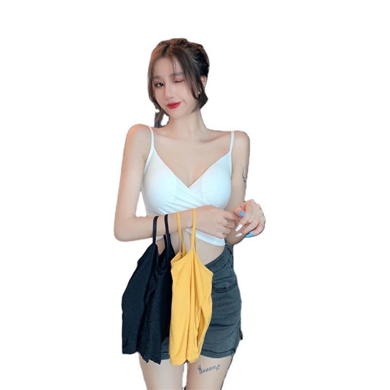 DS Bra 851 TankTop Kamisol Bra With Cup Tank Top Crop Top Bralette Bra Wanita Fashion Import