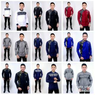 Baju koko lengan panjang warna putih muslim Gus Azmi Baju koko lengan panjang warna putih muslim Gus Azmi