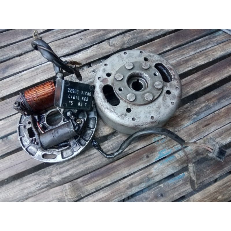 pengapian spul magnit plus cdi suzuki rc crystal tornado original