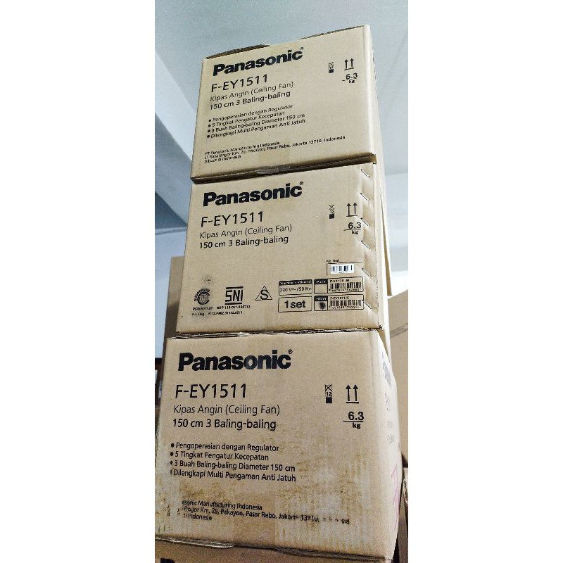 Celling Fan Kipas Angin Baling Panasonic F-EY1511 (Silahkan konfirmasi warna)