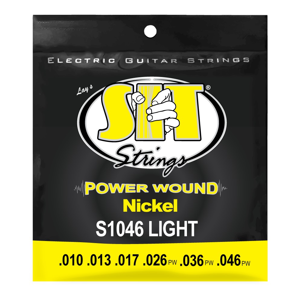 S1046 LIGHT POWER WOUND NICKEL ELECTRIC SIT STRING