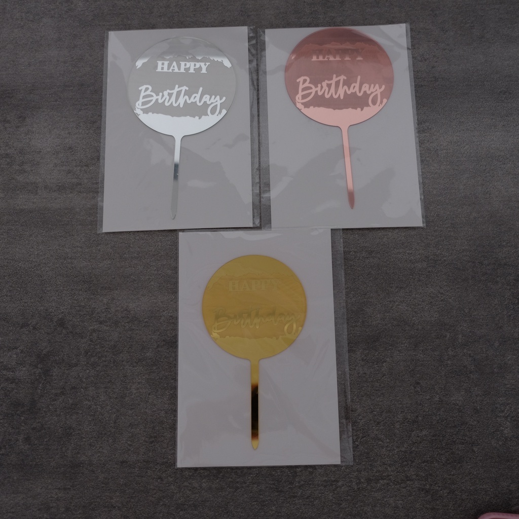 

TOPPER HAPPY BIRTHDAY ARCYLIC