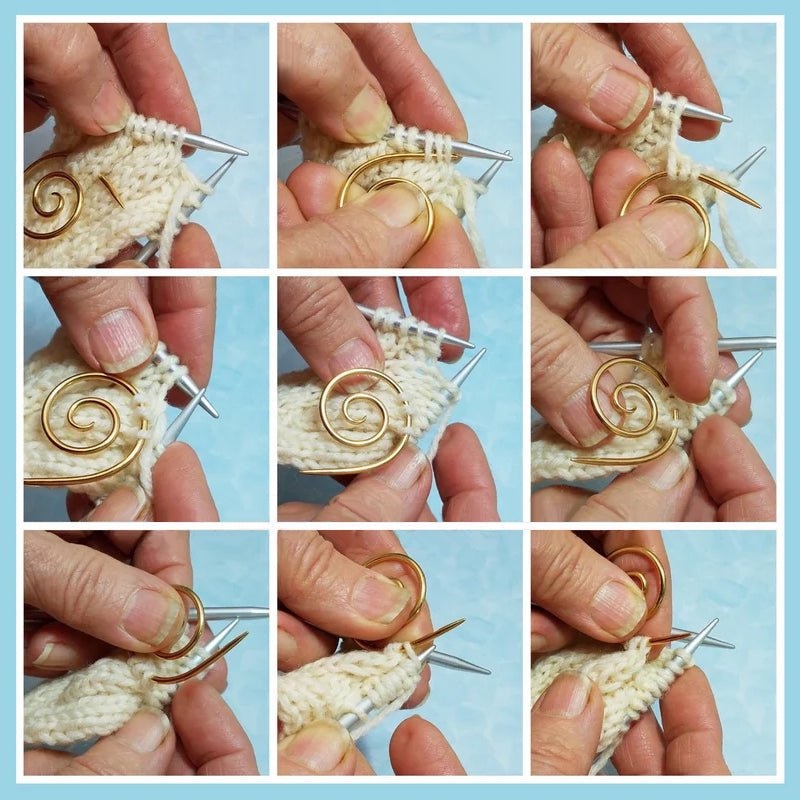 Jarum Benang Rajut Spiral Handmade Bahan Stainless Steel Untuk Sweater / Permadani