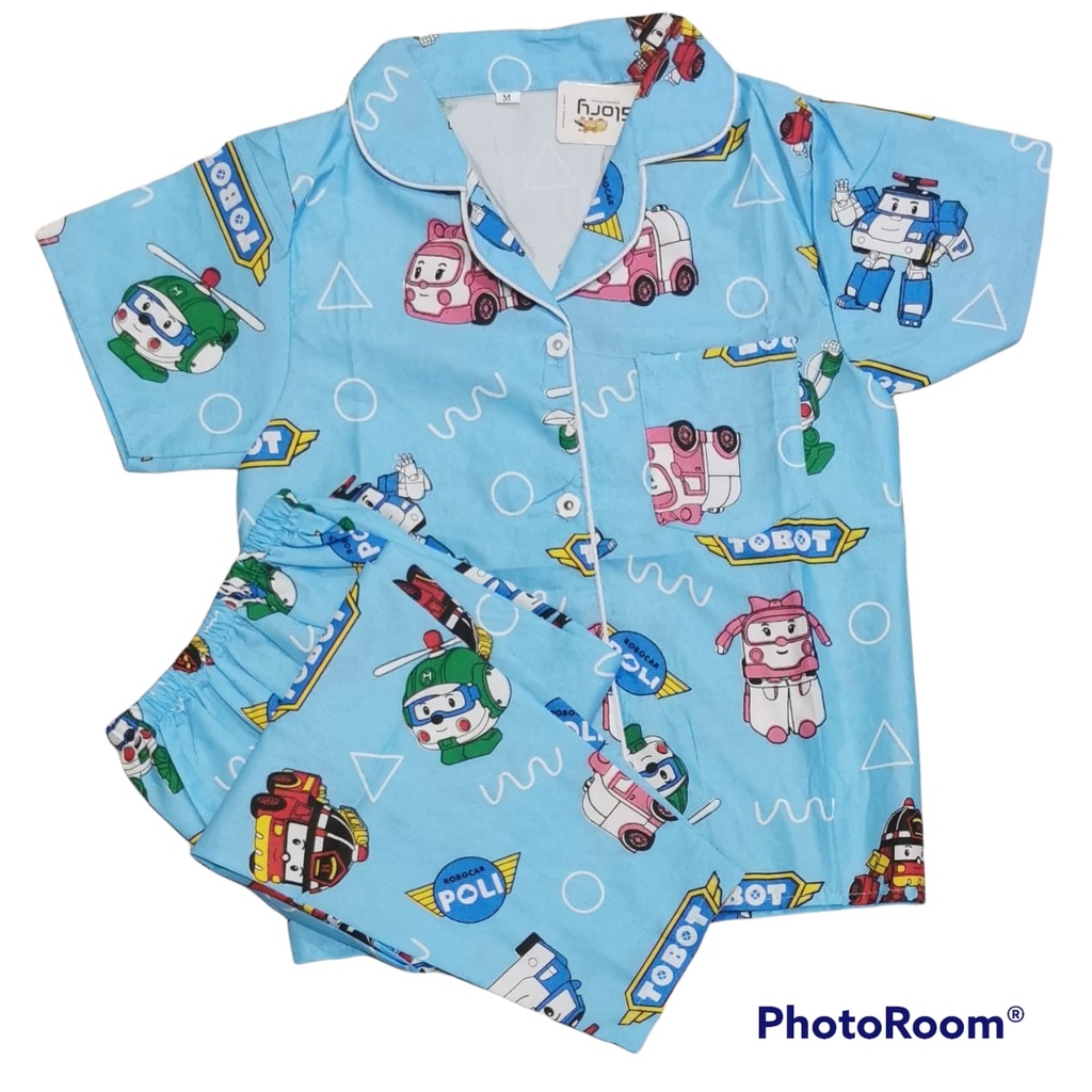 LFF Piyama Bayi Untuk 1 BULAN- 12 TAHUN Motif Kartun Lucu