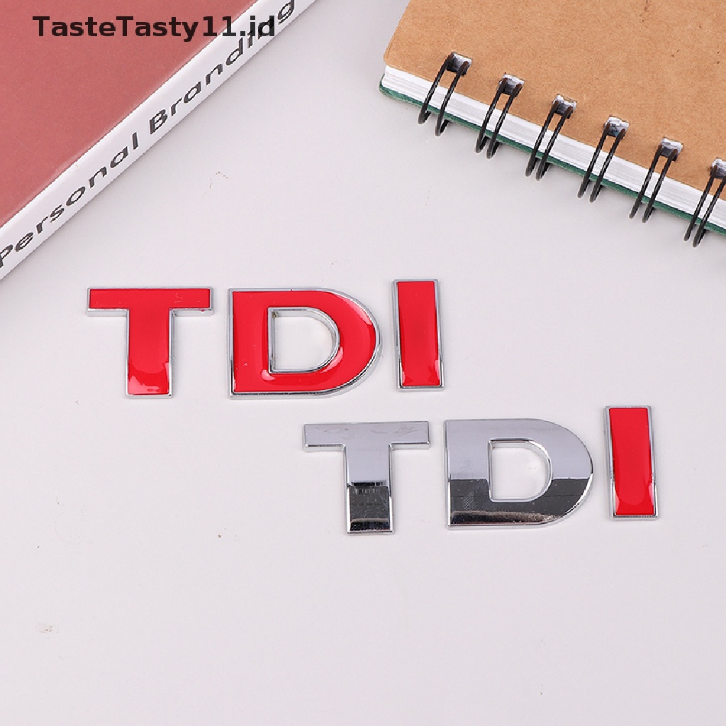 Tastetasty Stiker Emblem Huruf T-I Diy Untuk Mobil