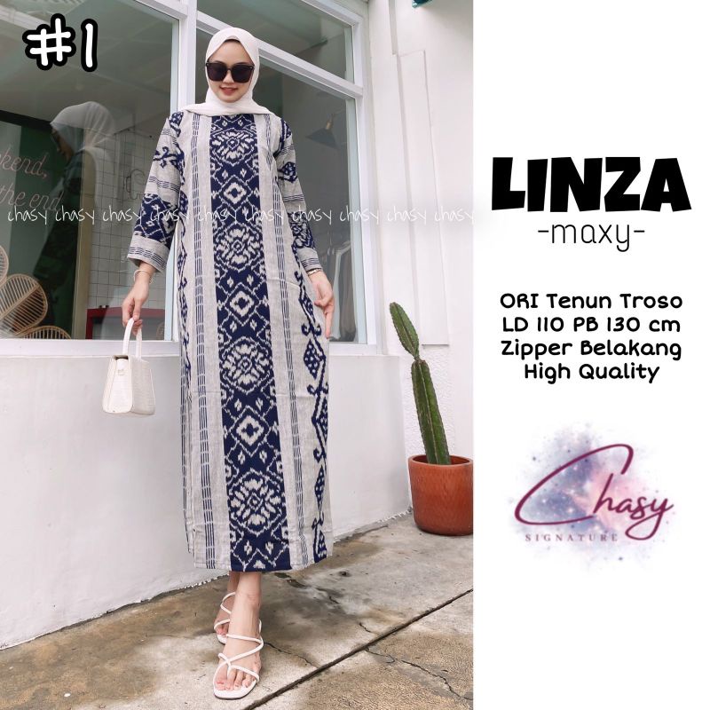 LINZA DRESS / DRESS KONDANGAN BATIK TENUN / BATIK TENUN TROSO ORI / GAMIS TENUN TROSO ORI SOLO