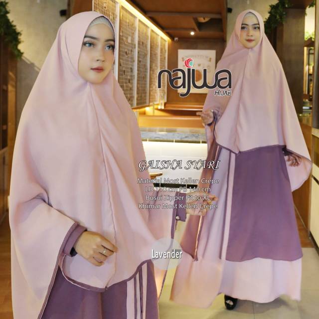 GAMIS GAISHA SYAR'I by najwa hijab