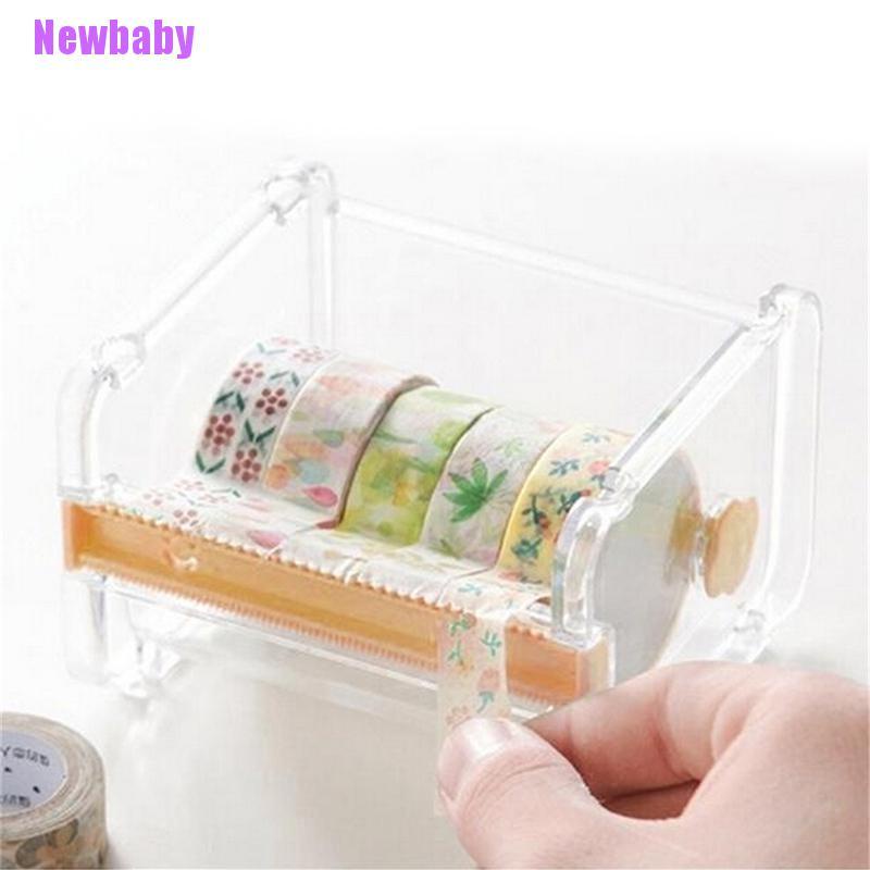 (Newbaby) Dispenser Selotip / Washi Tape Untuk Meja