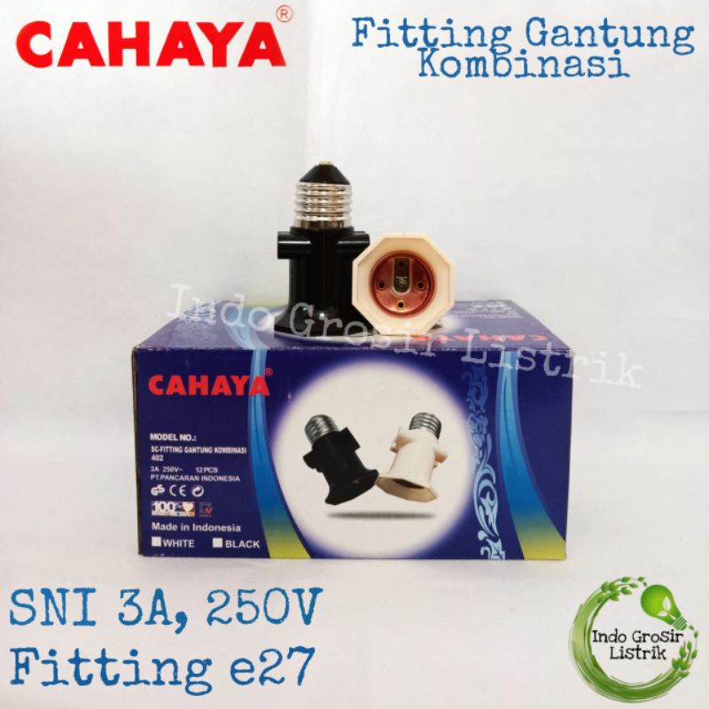 Fitting Gantung Kombinasi Cahaya Rumah Lampu e27 Drat Fitting Lampu e27 Drat Cahaya