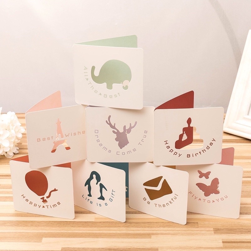 kartu ucapan kosong greetings card ulang tahun selamat