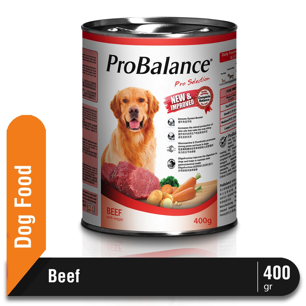 Probalance Beef 400gr Kino Makanan Anjing Basah Daging Segar