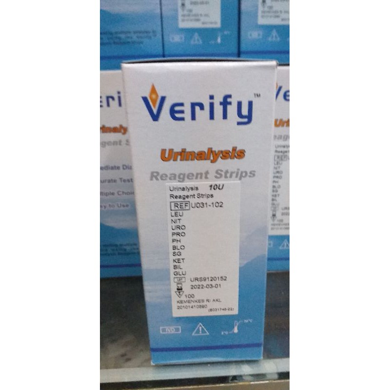 Strip urine Verify 10 Parameter/Test Urine 10 parameter/