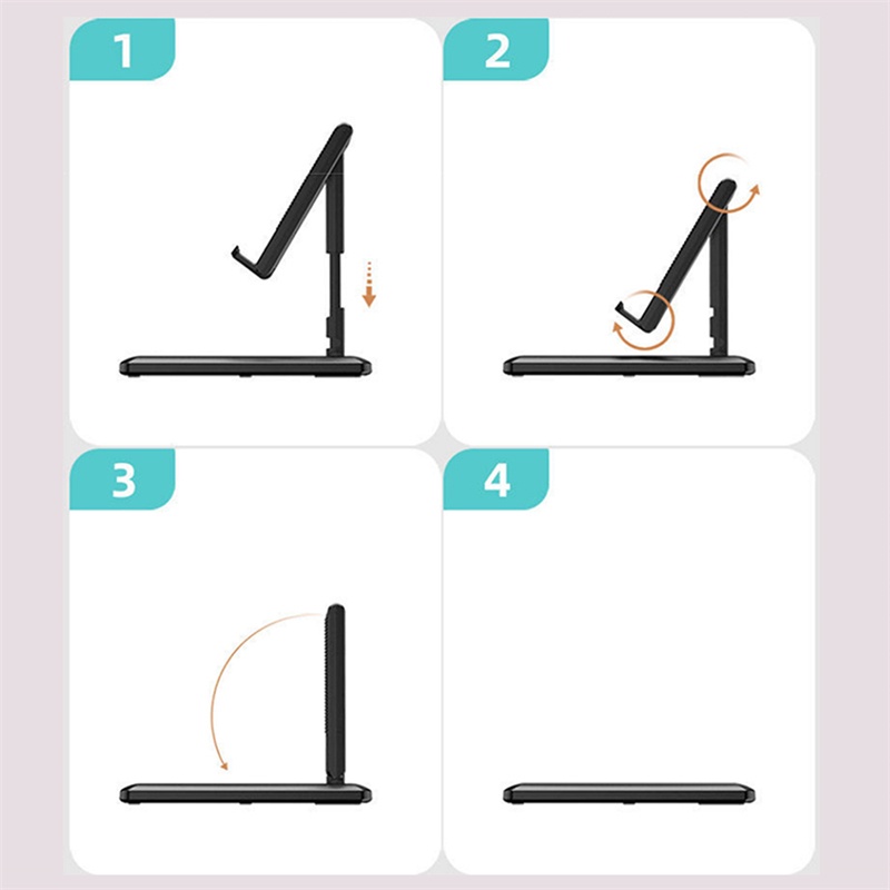 Tk Stand Holder Smartphone / Tablet Model Lipat Adjustable Untuk Meja