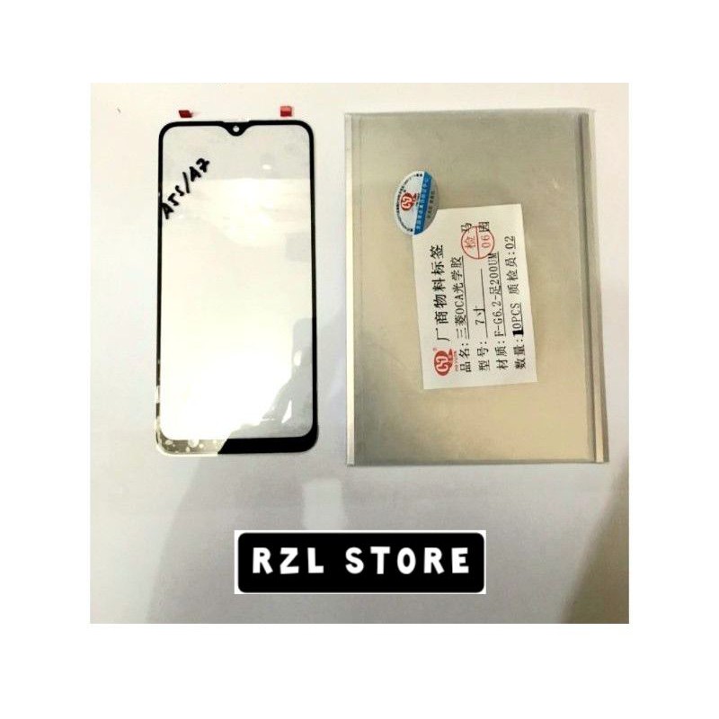GLAS LCD + LEM OCA | KACA LCD OPPO A5S + LEM OCA LOCA ORIGINAL NEW